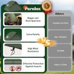 Purebox Tents for Camping 3-4 Person with Rainfly, Camping Tents 100% Waterproof, Outdoor Dome Tent Easy Setup, Backpacking Tent for Adventure, Festivals, Backyard (Not Crowded for 2 Person)
