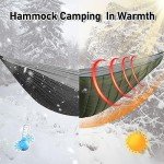 AYAMAYA Single & Double Hammock Underquilt Full Length Big Size Under Quilts for Hammocks, Camping Backpacking Essential, Winter Cold Weather Warm UQ Blanket Bottom Insulation