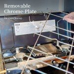 FineFlame Camping Stove 3 Burner 20400 BTU Propane Portable Stove with Regulator, Toast Tray, Windshield for Car Camping BBQ Picnics Outdoor Cooking Camping Gas Stove