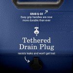 Coleman Classic Series Insulated Portable Cooler, Leak-Resistant Outdoor Hard Cooler Keeps Ice up to 5 Days, 120-Quart