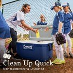 Coleman Classic Series Insulated Portable Cooler, Leak-Resistant Outdoor Hard Cooler Keeps Ice up to 5 Days, 120-Quart