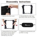 MOON LENCE Portable Folding Camping Chairs, Backpacking Chair, Ultralight Compact, 400 lbs Capacity, for Outdoor Camp, Travel, Beach, Picnic, Festival, Hiking, Black, 2 Pack