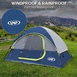 Camping Tent 2 Person, Waterproof Windproof Tent with Rainfly Easy Set up-Portable Dome Tents for Camping