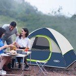 Camping Tent 2 Person, Waterproof Windproof Tent with Rainfly Easy Set up-Portable Dome Tents for Camping
