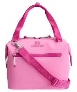 Stanley All Day Julienne Mini Soft Cooler Bag and Lunch Box 7.2 qt | 10 Can Cooler with Handles and Strap | 12 Hour Cooling | Insulated Travel Bag with Zipper | BPA-Free | Peony