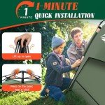 Tents for Camping,2-3 Person Pop Up Tent Easy Setup,Waterproof & Windproof Camping Tents, 60S Instant Double Layer Tent for Trekking, Family, Backpacking