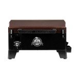 PIT BOSS 10697 Table Top Wood Grill With Temperature Control, Mahogany