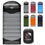 ETGLCOZY 0 Degree Winter Sleeping Bags for Adults, Cold Weather Portable Lightweight 3-4 Season Camping Sleeping Bags for Kids Girls Boys with Draft Tubes, 33.5in Wide Fits up to 6ft 6in Tall