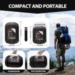 ETGLCOZY 0 Degree Winter Sleeping Bags for Adults, Cold Weather Portable Lightweight 3-4 Season Camping Sleeping Bags for Kids Girls Boys with Draft Tubes, 33.5in Wide Fits up to 6ft 6in Tall