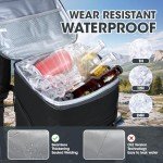 Men's and Women's Large Waterproof Insulated Cooler Backpack, Camping, Beach, Fishing, Picnic, Travel, Outdoor Leak Proof Cooler Backpack, 30 Liters, 48 Cans