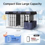 BODEGACOOLER 12 Volt Car Refrigerator, 79QT(75L) IPX4 Waterproof Electric Cooler, RV Car Fridge Dual Zone APP Control with 12/24V DC 110-240V AC, -4℉~68℉, Portable Freezer for Truck RV Camping, Travel