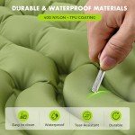 QZWLFY Camping Sleeping Pad,Double Sleeping Pad for Camping-Self Inflating 4" Extra-Thick for 2 Person with Pillow Built-in Foot Pump Inflatable Sleeping Mat for Backpacking,Hiking,Traveling,Tent