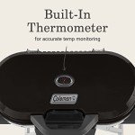 Coleman RoadTrip 285 Portable Stand-Up Propane Grill with 3 Adjustable Burners & Instastart Ignition, 20,000 BTUs of Power for Outdoor Cooking