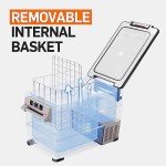 EUHOMY 12 Volt Refrigerator, 59QT(55L) Electric Cooler, 12V Fridge APP Control, 12V Cooler -4℉~68℉, Portable Freezer 12/24V DC 110-240V AC for Camping, Travel, Truck, Home