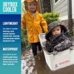 Engel UC19 19qt Leak-Proof, Air Tight, Drybox Cooler and Small Hard Shell Lunchbox for Men and Women in Silver