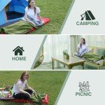 REDCAMP Ultra Lightweight Sleeping Bag for Backpacking, Comfort for Adults Warm Weather, with Compression Sack Green (75"x 32.5")