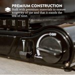 GasOne 15,000 BTU Propane or Butane Stove Dual Fuel Stove Portable Camping Stove - Patented - with Carrying Case Great for Emergency Preparedness Kit