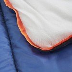 Amazon Basics 30°F Cool Weather Sleeping Bag, 75 x 33 Inches, Blue
