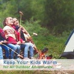 Kids Sleeping Bag - Lightweight, Carrying Bag with Compression Straps for Camping, Backpacking, and Sleepovers by Wakeman Outdoors (Neon Green/Black)