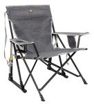 GCI OUTDOOR Kickback Rocker Outdoor Rocking Chair with Beverage Holder