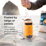 BioLite CampStove 2+ Wood Burning, Electricity Generating & USB Charging Camp Stove, Complete Kit