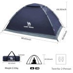 CAMEL CROWN Tents for Camping 2/3/4/5 Person Camping Dome Tent, Waterproof,Spacious, Lightweight Portable Backpacking Tent for Outdoor Camping/Hiking