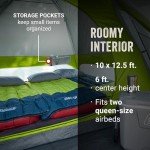 Coleman Skydome 6-Person Camping Tent with Screen Room, Rock Grey