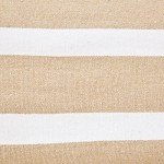 Amazon Basics Double Hammock with 9-Foot Space Saving Steel Stand and Carrying Case, 450 lb Capacity, Beige Stripe with Lace, 110 x 47 x 43 inches