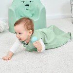 Yoofoss Baby Sleep Sack 6-12 Months Wearable Blanket for Babies 100% Cotton 2-Way Zipper TOG 0.5 Toddler Sleeping Sack 3 Pack, Soft Lightweight Sleep Sacks