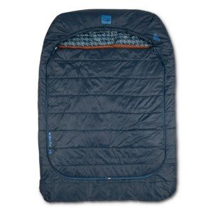 Kelty Tru.Comfort Doublewide 2P 20 Degree Sleeping Bag, Two Person, Synthetic Fill, Couples & Family Camping, Overlanding – Removable Blanket, Wider Than Queen Sized Bed, Updated 2023 (Pageant Blue)