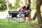 Coleman Portable Aluminum Camp Chair with Side Table & Cup Holder, Lightweight Folding Chair for Outdoor Seating
