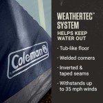 Coleman Skydome 8-Person Camping Tent XL, Blue Nights