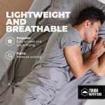 Tough Outdoors Sleeping Bag Liner - Adult Sleep Sack & Travel Sheets-Travel Sleep Sack for Backpacking -Sleeping Bag Liners - Gray with Zipper