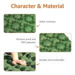 Amazon Basics Camping Sleeping Pad with Quick-Inflate Foot Pump, Water Resistant, Ultralight, Olive Green