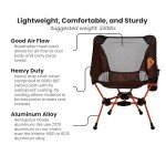 Advnture Club Portable Camping Chair with 3 Towels | Compact, Foldable & Sturdy - Lightweight Backpacking Chair for Camping, Hiking, Beach, Tailgates and More | 330 Lbs Capacity