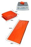 Zmoon Emergency Sleeping Bag Survival Bag, Portable Waterproof Thermal Bivy Sacks,Bivvy Bags,Camping Mylar Sleeping Bag Survival Gear Emergency Blankets Survival Shelter 2 Pack(Orange)