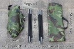 Sutekus Single Tent Camouflage Patterns Camping Tent One Person Tent for Camping Hiking 【Outdoor Equipment】