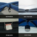 IDOOGEN 2-Person Camping Tent Dome Tent, Easy to Set Up, with Rainfly for Camping, Lightweight Portable Backpacking Tent for Outdoor Camping Hiking