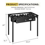 VIVOHOME 225,000 BTU Outdoor 3-Burner Propane Gas Stove, Heavy-Duty Camping Cooker with Detachable Legs Stand, Ideal for Backyard, Camping, and Outdoor Cooking