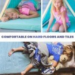 Matrix Cell Memory Foam Roll-Up Camping Mattress for Kids, Folding Sleeping Pad, Cot Mattress, Portable Rollaway Bed