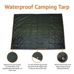 Amazon Basics Waterproof Camping Tarp, 8 Ft x 10 Ft, Dark Green