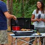 Coleman Tabletop 2-in-1 Camping Grill/Stove, 2-Burner Propane Grill & Stove with Adjustable Burners & 20,000 BTUs of Power