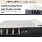 King Koil Premium California King Size Air Mattress with Built-in High-Speed Pump Best for Home, Camping, Guests, Double Airbed Adjustable Blow Up Mattress, Waterproof, 1-Year Warranty