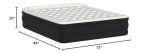 King Koil Premium California King Size Air Mattress with Built-in High-Speed Pump Best for Home, Camping, Guests, Double Airbed Adjustable Blow Up Mattress, Waterproof, 1-Year Warranty