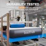InnoTruth Full Air Mattress with Built-in Pump, 13" Raised Comfort, Durable Inflatable Bed for Home & Guests, Gift for Mom, Ideal for Travel & Camping, Dark Gray