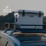 WEIZE Ultra-Light 55 Quart Hard Cooler Insulated 80 Can Portable Ice Chest Box with Bottle Opener, Keeps Ice up to 8 Days for Beach, Drink, Beverage, Camping, Picnic, Fishing, Boat, Barbecue, White