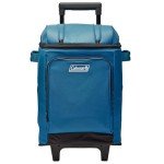 Coleman 42-Can Wheeled Soft Cooler, Leak-Proof Portable Insulated Chiller with 12+ Hour Ice Retention, Made with Recycled Materials