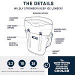 YETI Hopper M20 Backpack Soft Sided Cooler with MagShield Access, Wild Vine Red