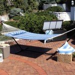 Sunnydaze Quilted Outdoor Hammock with Spreader Bars - Heavy-Duty 450-Pound Capacity Double Hammock for Outside - Catalina Beach