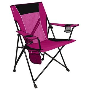 Kijaro Dual Lock Portable Camping Chairs - Enjoy the Outdoors with a Versatile Folding Chair for Sports, Lawn - Dual Lock Feature Locks Position – Hanami Pink